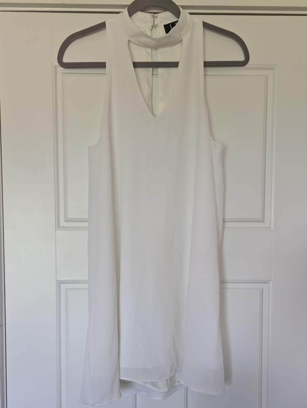 Lulus White Halter Shift Tunic